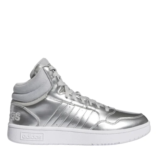Baskets ARGENT ADIDAS HOOPS 3.0 MID