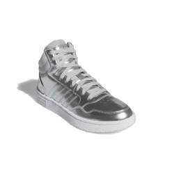 Baskets ARGENT ADIDAS HOOPS 3.0 MID