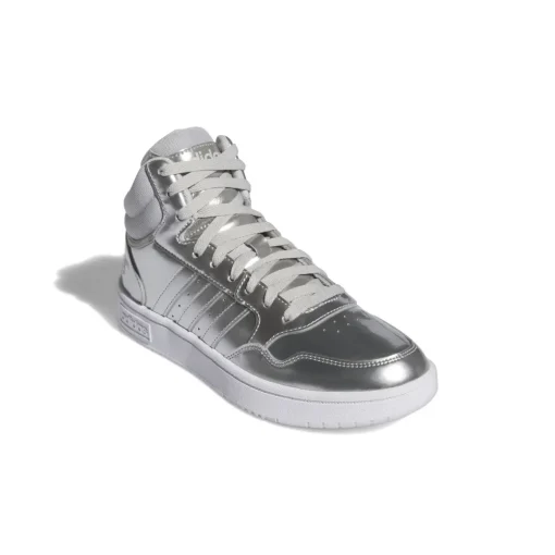 Baskets ARGENT ADIDAS HOOPS 3.0 MID