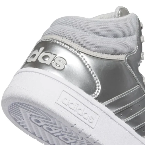 Baskets ARGENT ADIDAS HOOPS 3.0 MID