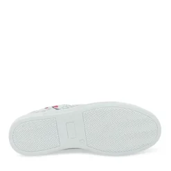 Baskets ARGENT Femme Motif Paillettes Lacets