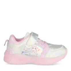 Baskets ARGENT Fille Motif Iridescent Scratch