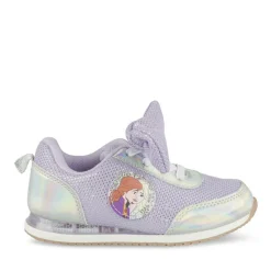 Baskets ARGENT Fille Motif Iridescent Elastique
