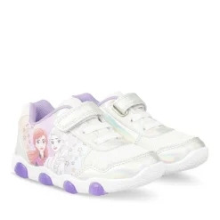 Baskets ARGENT Fille Motif Iridescent Scratch
