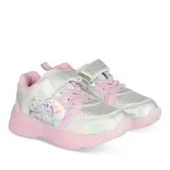 Baskets ARGENT Fille Motif Iridescent Scratch