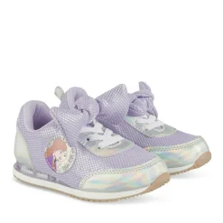 Baskets ARGENT Fille Motif Iridescent Elastique