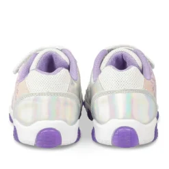 Baskets ARGENT Fille Motif Iridescent Scratch