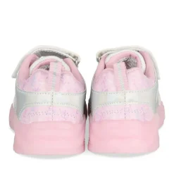Baskets ARGENT Fille Motif Iridescent Scratch