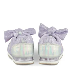 Baskets ARGENT Fille Motif Iridescent Elastique