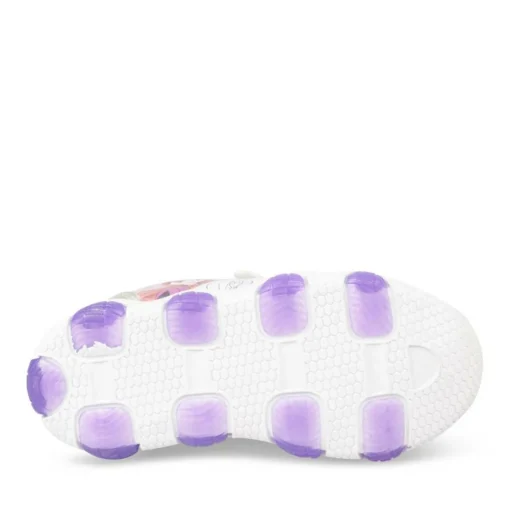 Baskets ARGENT Fille Motif Iridescent Scratch