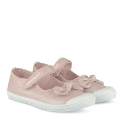 Baskets Babies ROSE Fille Motif Paillettes Scratch