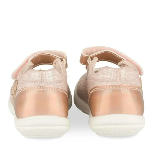 Baskets Babies ROSE Fille Motif Iridescent Scratch