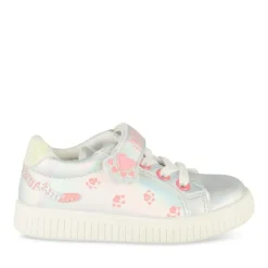 Baskets Baskets ARGENT Fille Motif Iridescent Scratch
