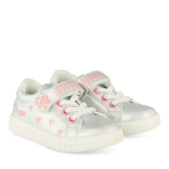 Baskets Baskets ARGENT Fille Motif Iridescent Scratch