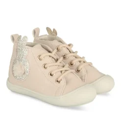 Baskets Baskets BEIGE Fille Motif Animal Lacets