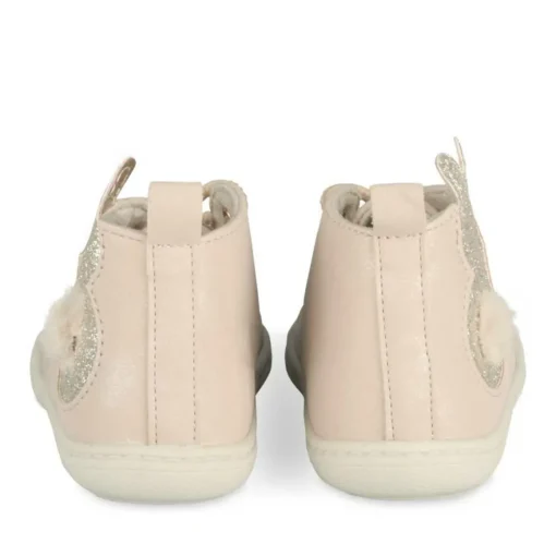 Baskets Baskets BEIGE Fille Motif Animal Lacets