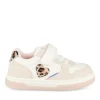 Baskets Baskets BLANC Fille Motif Coeurs Scratch