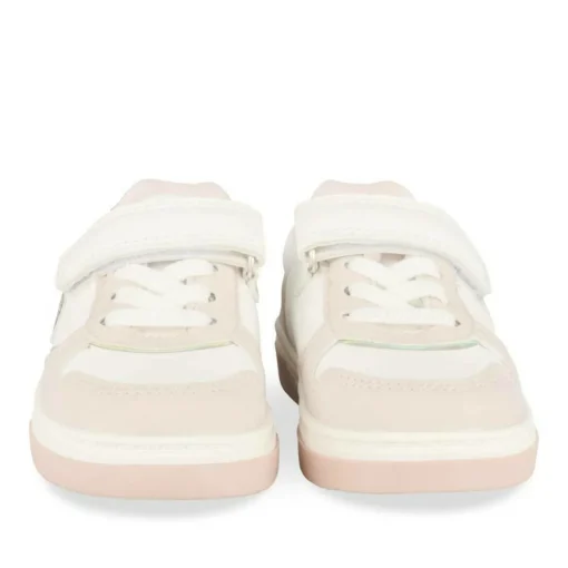 Baskets Baskets BLANC Fille Motif Coeurs Scratch