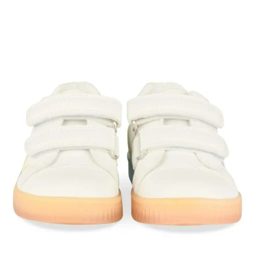 Baskets Baskets BLANC Fille Motif Multicolore Scratch