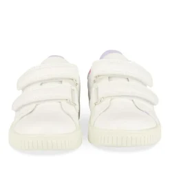 Baskets Baskets BLANC Fille Motif Iridescent Scratch