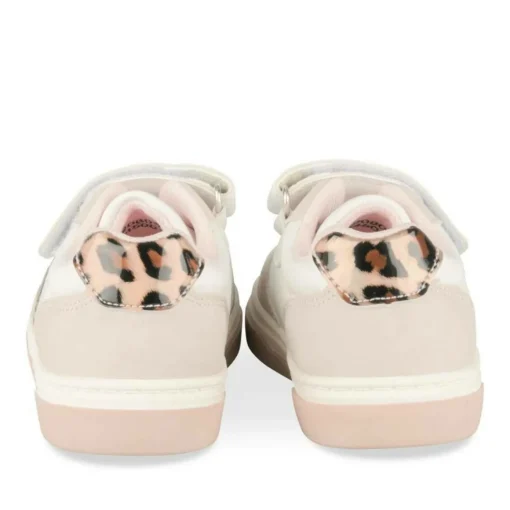 Baskets Baskets BLANC Fille Motif Coeurs Scratch