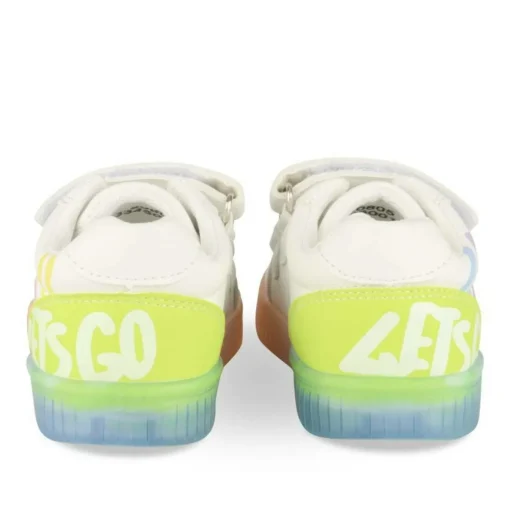 Baskets Baskets BLANC Fille Motif Multicolore Scratch