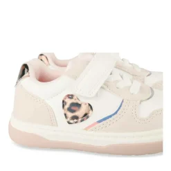 Baskets Baskets BLANC Fille Motif Coeurs Scratch