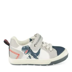 Baskets Baskets BLANC Garçon Motif Dinosaure Scratch