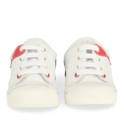 Baskets Baskets BLANC Garçon CUIR Motif Uni A Enfiler