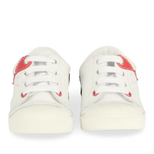 Baskets Baskets BLANC Garçon CUIR Motif Uni A Enfiler