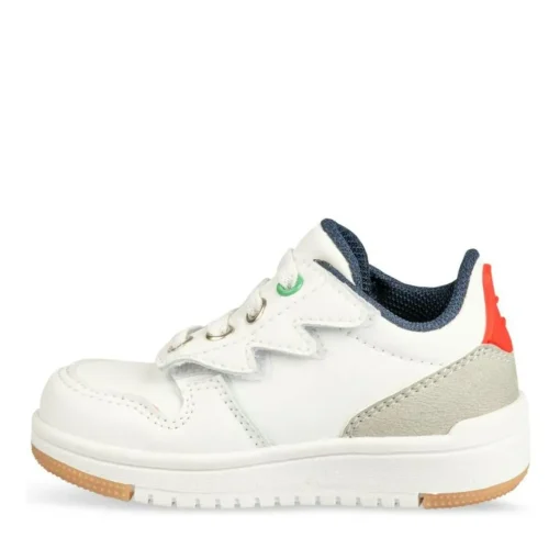 Baskets Baskets BLANC Garçon Motif Uni Scratch