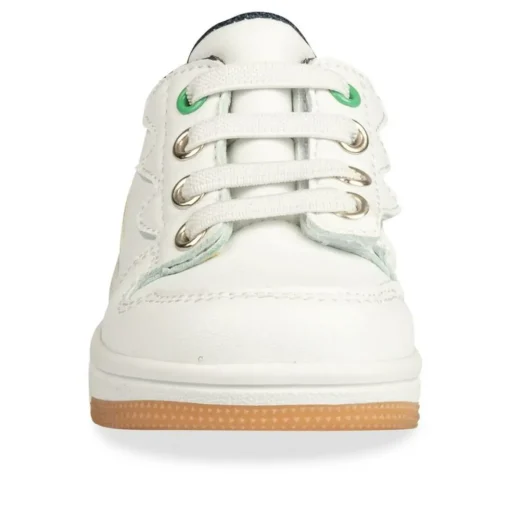 Baskets Baskets BLANC Garçon Motif Uni Scratch