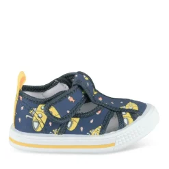 Baskets Baskets BLEU Garçon Motif Multicolore Scratch
