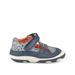 Baskets Baskets BLEU Garçon Motif Tropical Scratch