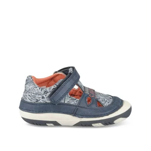 Baskets Baskets BLEU Garçon Motif Tropical Scratch