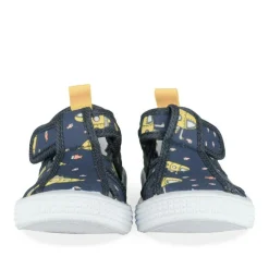 Baskets Baskets BLEU Garçon Motif Multicolore Scratch