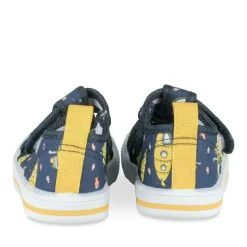 Baskets Baskets BLEU Garçon Motif Multicolore Scratch