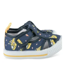 Baskets Baskets BLEU Garçon Motif Multicolore Scratch