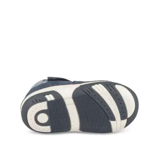 Baskets Baskets BLEU Garçon Motif Tropical Scratch
