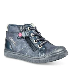 Baskets Baskets MARINE Fille Motif Uni Fermeture éclair