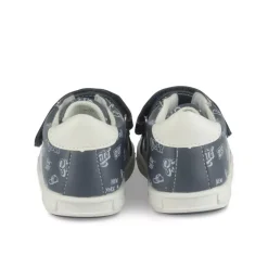 Baskets Baskets MARINE Garçon Motif Rayures Scratch