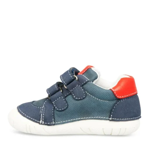 Baskets Baskets MARINE Garçon Motif Uni Scratch