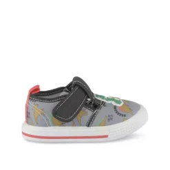 Baskets Baskets NOIR Garçon Motif Dinosaure Scratch