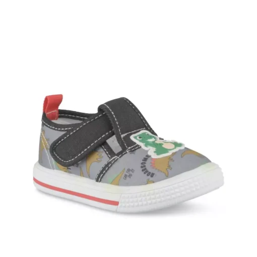 Baskets Baskets NOIR Garçon Motif Dinosaure Scratch