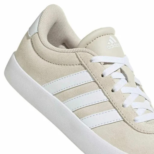 Baskets BEIGE ADIDAS VL COURT