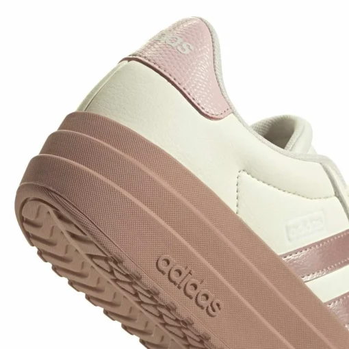 Baskets BEIGE ADIDAS VL COURT BOLD