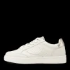 Baskets BEIGE Femme CUIR Motif Uni A Enfiler