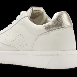 Baskets BEIGE Femme CUIR Motif Uni A Enfiler