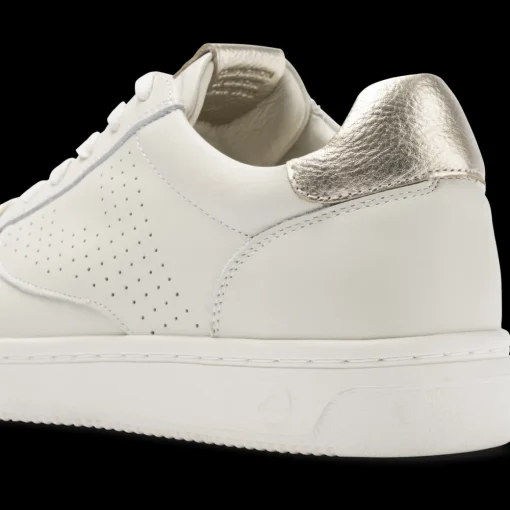 Baskets BEIGE Femme CUIR Motif Uni A Enfiler