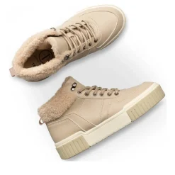 Baskets BEIGE Femme Lacets